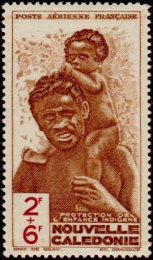 Colnect-859-625-Work-of-indigenous-child-protection.jpg