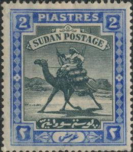 Colnect-2550-050-Postman-with-Dromedary-Camelus-dromedarius.jpg