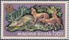 Colnect-1815-391-Felled-Stag-Cervus-elephus-and-Hunting-Dogs-Canis-lupus-f.jpg