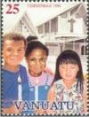 Colnect-1253-631-Children-of-different-Nations-before-Churches.jpg