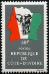 Colnect-3704-181-Elephant-in-front-of-map-of-Ivory-Coast.jpg