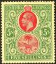 Colnect-2387-655-King-Georg-V-and-African-Elephant-Loxodonta-africana.jpg