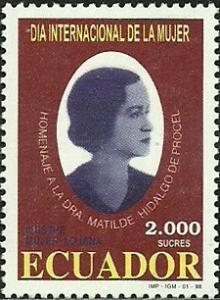 Colnect-1706-249-Matilde-Hidalgo-de-Pr-oacute-cel-1889-1974.jpg