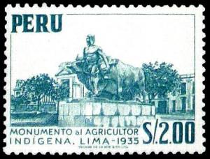 Colnect-1498-230-Monument-to-the-indigenous-farmer-at-Lima.jpg