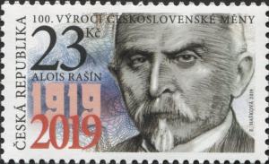 Colnect-5957-985-Centenary-of-the-Czech-Koruna--Alois-Ra%C5%A1%C3%ADn.jpg