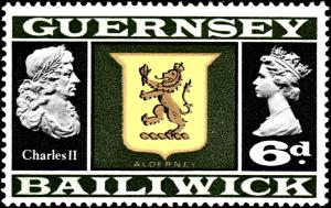 Colnect-5403-844-Arms-of-Alderney--amp--Charles-II.jpg