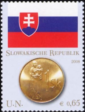 Colnect-2630-897-Flag-of-Slovakia-and-1-koruna-coin.jpg
