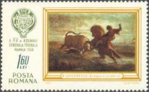 Wisent_on_stamps_Romania_1968_Mamaia.jpg