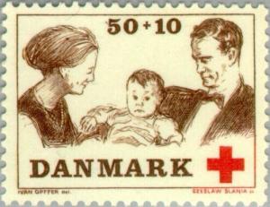 Colnect-156-442-Princess-Margrethe-Prince-Henri--amp--Prince-Frederik-baby.jpg