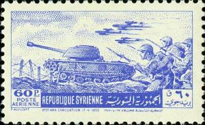 Colnect-1481-532-Tank-and-Planes-leading-advancing-troops.jpg