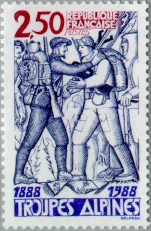 Colnect-145-839-Centennial-of-Alpine-troops.jpg