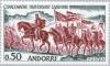 Colnect-141-814-Charlemagne-crossed-Andorra-with-his-army.jpg