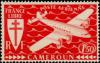 Colnect-786-164-Avion-et-croix-de-Lorraine-Plane-and-cross-of-Lorraine.jpg
