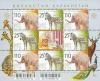 Colnect-196-747-Asian-Elephant-Elephas-maximus-Plains-Zebra-Equus-quagga.jpg