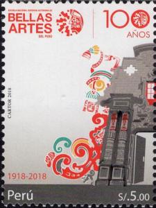 Colnect-5977-103-Centenary-of-the-School-of-Fine-Arts-Lima.jpg