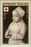 Colnect-143-792-Royal-child-in-prayer-according-to-the-Master-of-Moulins.jpg