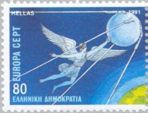 Colnect-178-039-EUROPA-CEPT-Europe-and-Space---Icarus-with-satelite.jpg