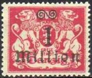 Colnect-2599-051-The-coat-of-arms-of-Danzig-with-lions.jpg