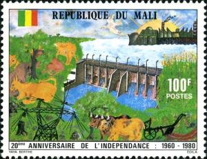 Colnect-2503-878-Hydroelectric-Dam-Factory-and-Agriculture.jpg
