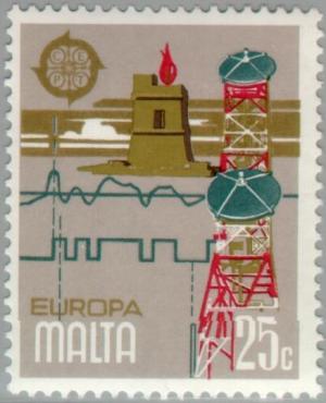 Colnect-130-708-Coastal-watch-tower-and-radio-link-towers.jpg