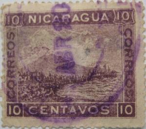 Colnect-1435-832-Momotombo-Volcano-on-Lake-Managua.jpg