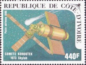 Colnect-891-000-%E2%80%9CSkylab%E2%80%9D-and-Kohoutek-s-comet.jpg